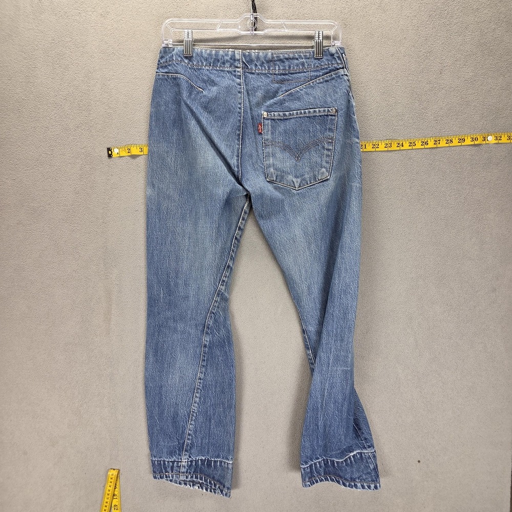 Vintage Levis Engineered Jeans Womens Blue Twisted Zip Fly Fits 29x27 - Picture 2 of 16